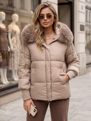 Дамско яке DSTREET TY6005 КАРАМЕЛ