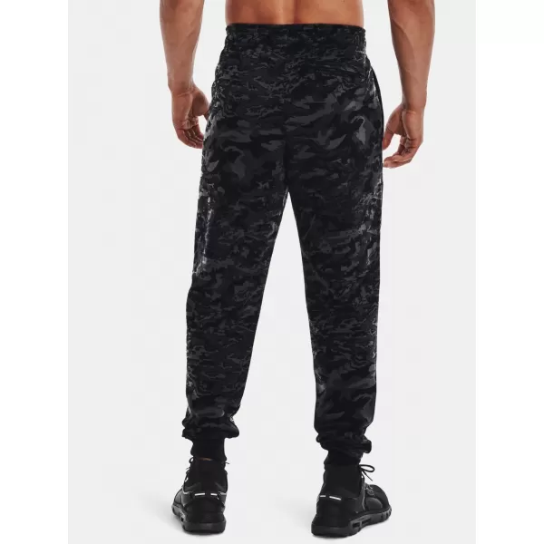  Мъжки спортен панталон UNDER ARMOUR RIVAL FLC CAMO SCRIPT JGR 1366313-001 ЧЕРЕН 