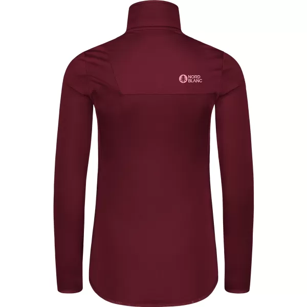  Дамски суичър powerfleece NORDBLANC CRISP NBSFL8338 БОРДО 