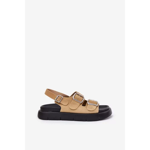  Дамски сандали BIG STAR SHOES RR274665 БЕЖОВО 
