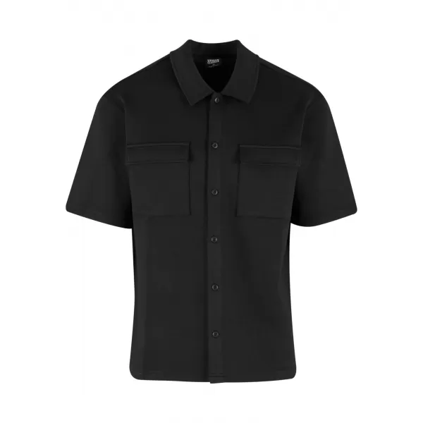  Мъжка риза URBAN CLASSICS TB8211-00007 ЧЕРЕН 