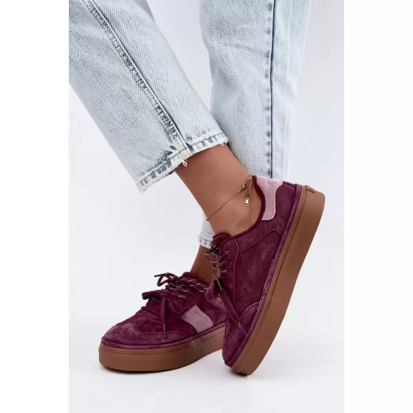  Дамски кецове BIG STAR SHOES UU274772 ЛИЛАВИ СЕНКИ 