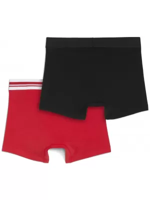 Мъжки боксерки PUMA MEN EVERYDAY PLACED LOGO BOXER 2P 93847605 ЧЕРВЕНО/ЧЕРНО