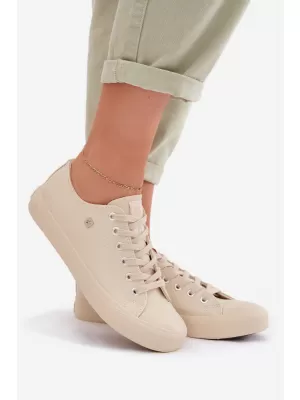 Дамски кецове BIG STAR SHOES TT274019 БЕЖОВО