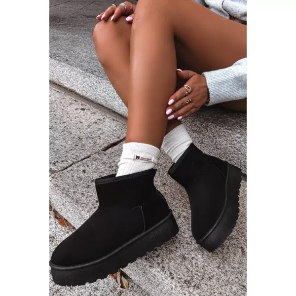  Дамски снежни човеци BIG STAR SHOES UU274222 ЧЕРЕН 