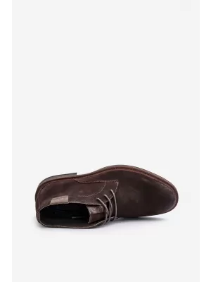 Мъжки обувки BIG STAR SHOES OO174145 КАФЯВО/БЕЖОВО
