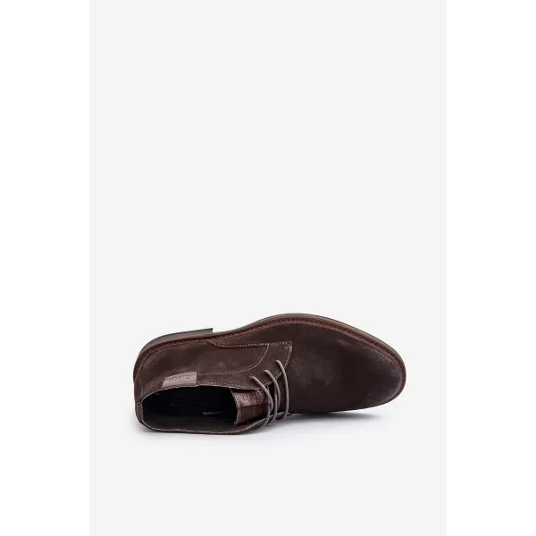  Мъжки обувки BIG STAR SHOES OO174145 КАФЯВО/БЕЖОВО 