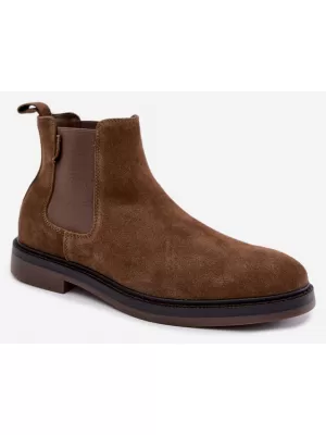 Мъжки обувки BIG STAR SHOES UU174277 КАФЯВИ/БЕЖОВИ СЕНКИ