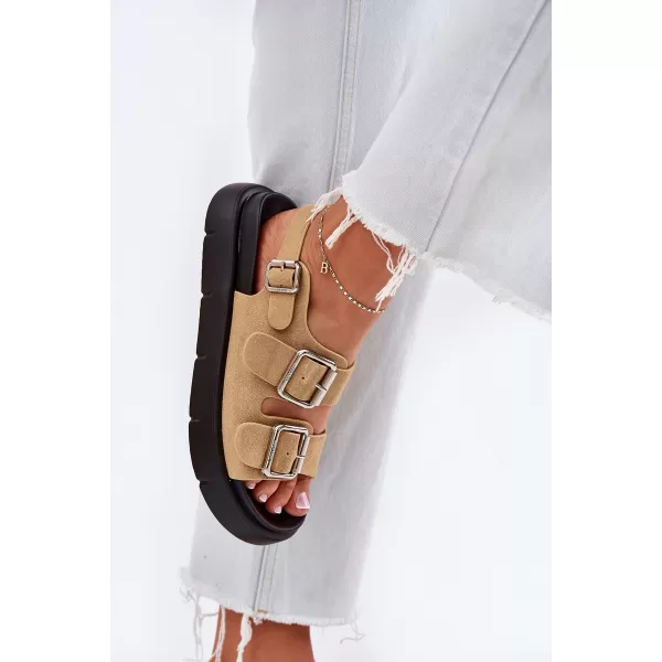  Дамски сандали BIG STAR SHOES RR274665 БЕЖОВО 