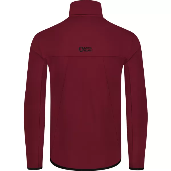  Мъжки суичър powerfleece NORDBLANC MORASS NBSFM8335 БОРДО 