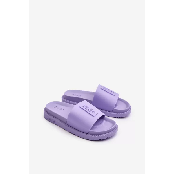  Дамски чехли BIG STAR SHOES LL274426 ВИОЛЕТОВО 