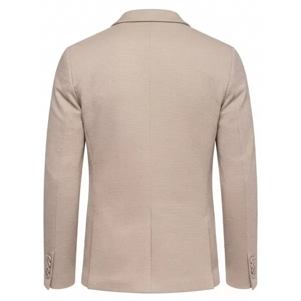  Мъжко яке OMBRE M171 ТЪМНО БЕЖОВО 