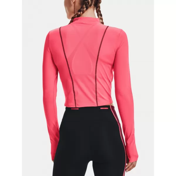  Дамска тениска UNDER ARMOUR UA RUN ANYWHERE LASER LS 1365641-819 РОЗОВО 