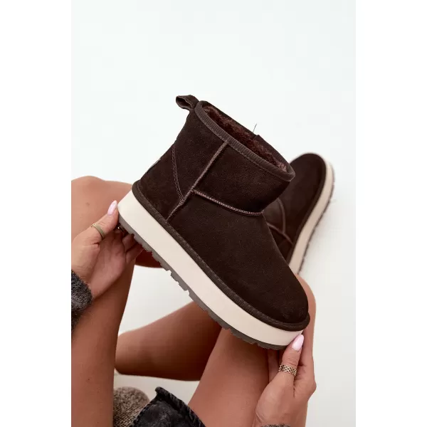  Дамски обувки BIG STAR SHOES UU274693 КАФЯВО/БЕЖОВО 