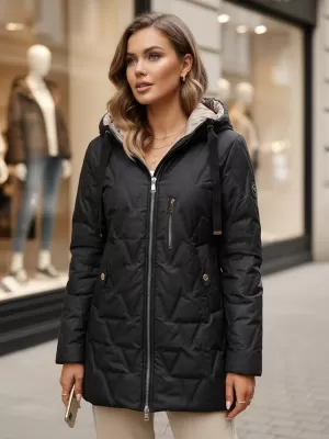 Дамско яке DSTREET TY5768 ЧЕРЕН