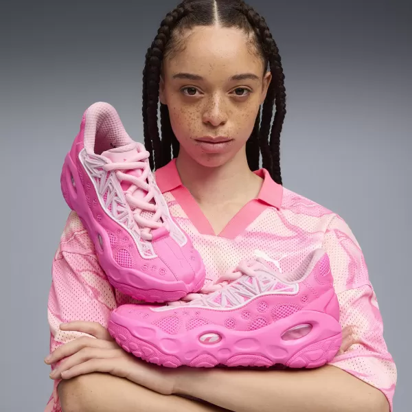  Баскетболни обувки PUMA LA FRANCÉ RNR 312274-01 ОТРОВНО РОЗОВО/БЛЕДО РОЗОВО 