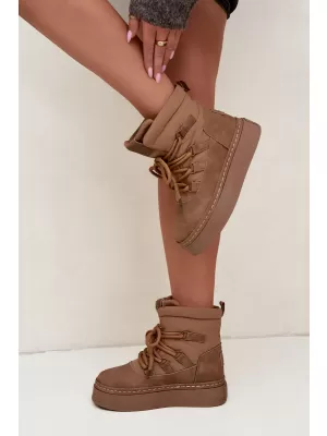 Дамски снежни човеци BIG STAR SHOES UU274190 КАФЯВО/БЕЖОВО