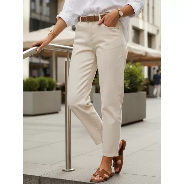  Дамски панталон DSTREET UY2987 ЕКРЮ 