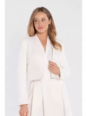 Дамско яке STYLOVE S429 СМЕТАНА