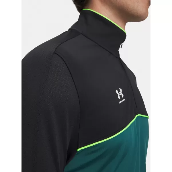  Мъжки суичър UNDER ARMOUR M CHALLENGER TRAINING QZ 6004043-338 ЗЕЛЕНО 