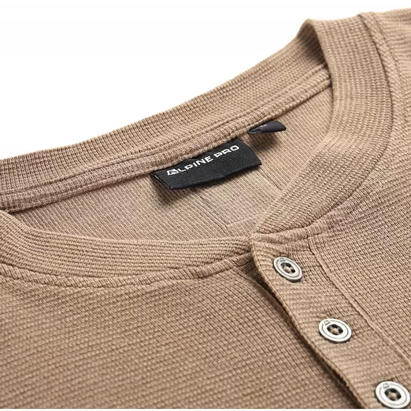  Мъжка тениска ALPINE PRO THERMAL ОТТЕНЪК СЕПИЯ 