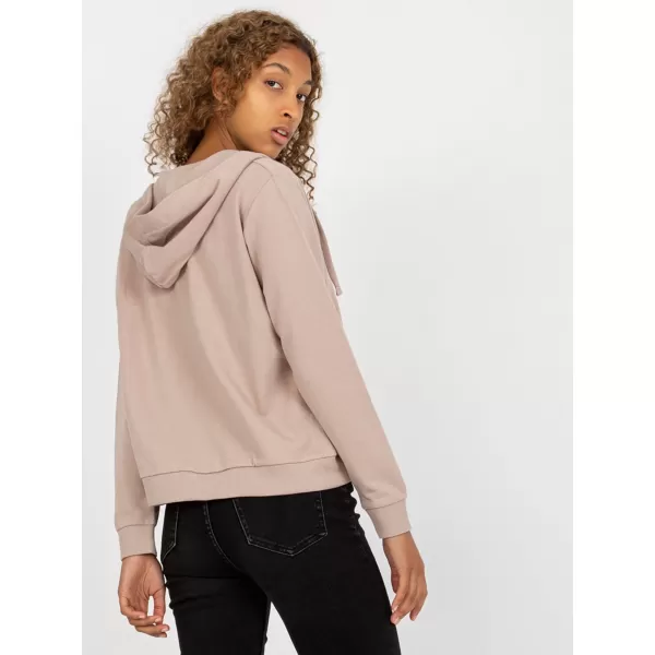  Дамски суичър BASIC FEEL GOOD B-002.65 ТЪМНО БЕЖОВО 