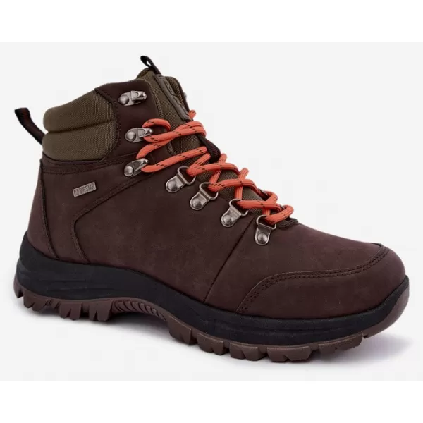  Мъжки трекинг обувки BIG STAR SHOES UU174195 ТЪМНО КАФЯВО 