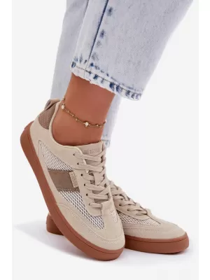 Дамски кецове BIG STAR SHOES TT274759 БЕЖОВО