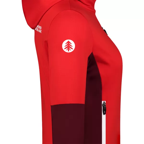  Дамски суичър powerfleece NORDBLANC RAVINE NBSFL8336 ЧЕРВЕНО 
