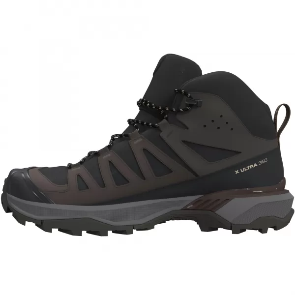  Мъжки обувки SALOMON X ULTRA 360 MID GORE-TEX L45473200 ЧЕРНА/ТЪМНА ЧАЙКА СИВА/ТЪМНА ЗЕМЯ 