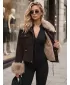 Дамско яке DSTREET TY5704 КАФЯВО