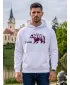 Мъжки суичър ALTISPORT ALM193422 БЯЛО