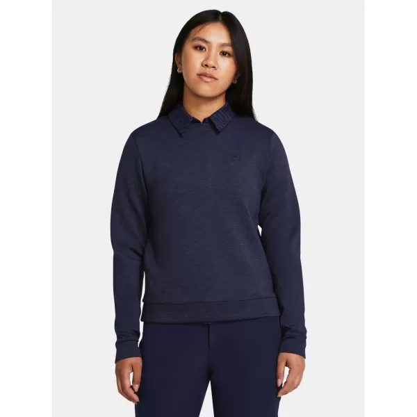  Дамски суичър UNDER ARMOUR UA DRIVE MIDLAYER CREW 1387143-410 СИНЬО 