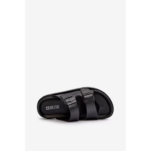  Дамски чехли BIG STAR SHOES NN274A750 ЧЕРЕН 