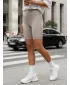Дамски шорти DSTREET SY0569 СВЕТЛО СИВО