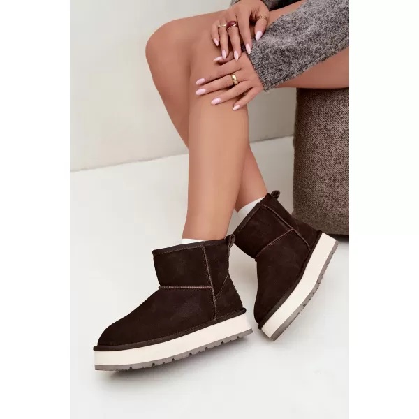  Дамски обувки BIG STAR SHOES UU274693 КАФЯВО/БЕЖОВО 
