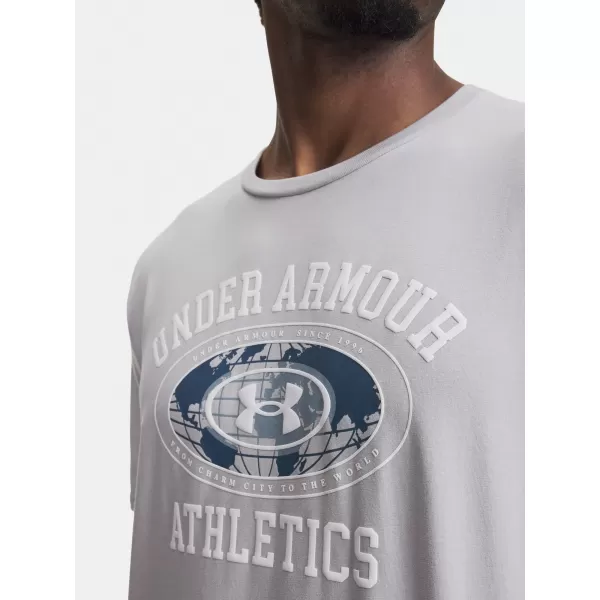  Мъжка тениска UNDER ARMOUR M 60/40S ARMOR GLOBE SS 6009261-011 СИВО 