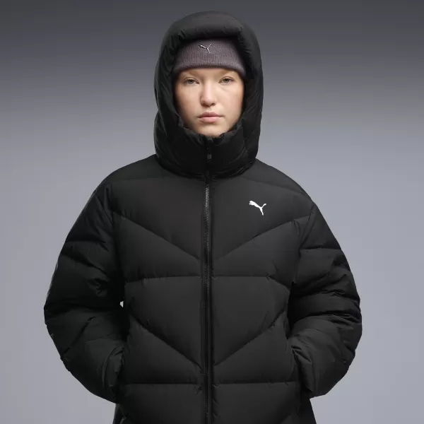  Дамско палто PUMA HOODED DOWN PUFFER COAT W 69457901 ПУМА ЧЕРНА 