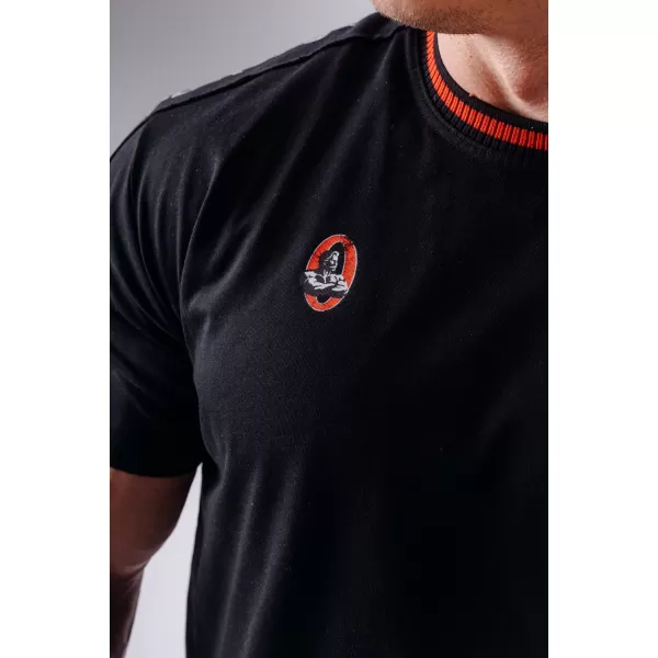  Мъжки тениски NEBBIA OLYMPIA MUSCLE COVER 942 ЧЕРЕН 