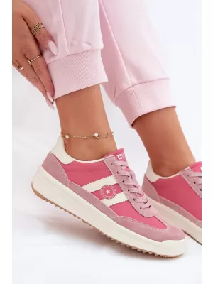 Дамски кецове BIG STAR SHOES TT274160 РОЗОВО