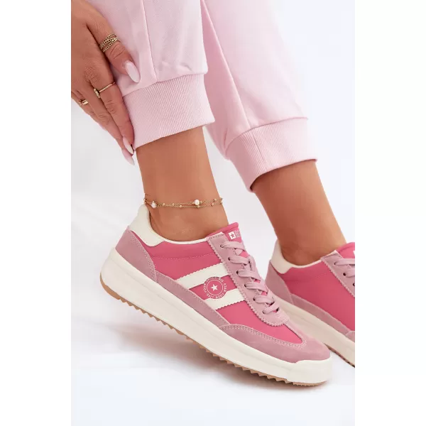  Дамски кецове BIG STAR SHOES TT274160 РОЗОВО 