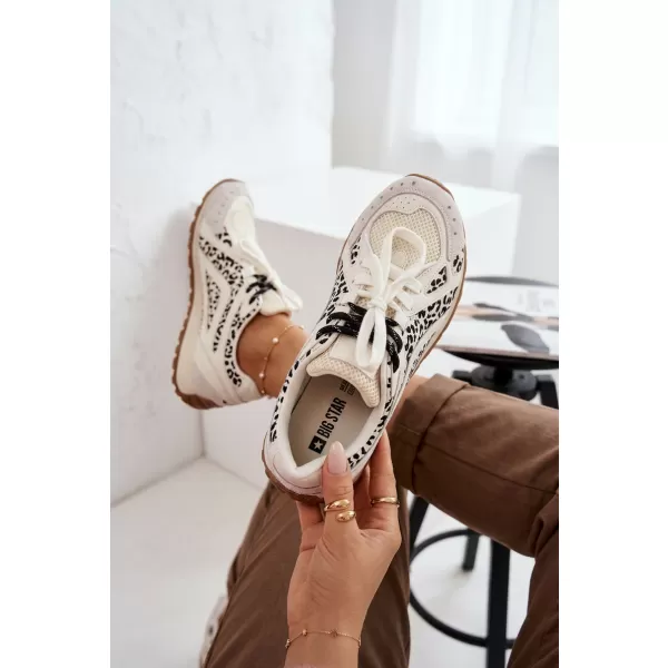  Дамски кецове BIG STAR SHOES TT274548 БЯЛО 