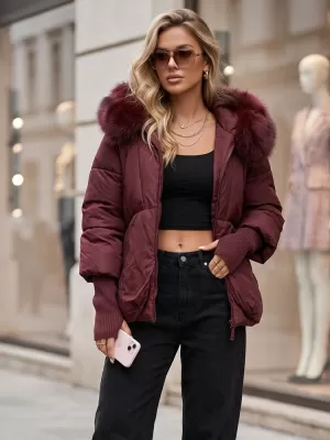 Дамско яке DSTREET TY5992 БОРДО