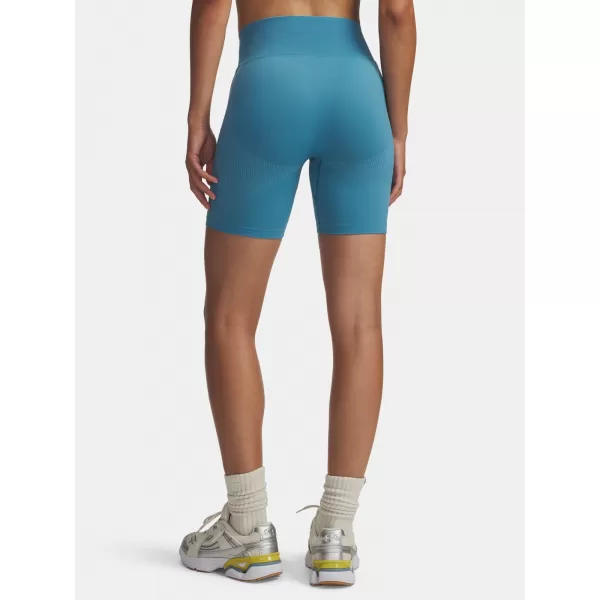  Дамски шорти UNDER ARMOUR VANISH SEAMLESS SHORT 6000648-466 СИНЬО 