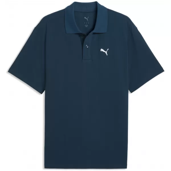  Мъжка тениска с яка PUMA WARDROBE ESS PIQUE RELAXED POLO 62965736 СРЕДНОЩЕН БЕНЗИН 