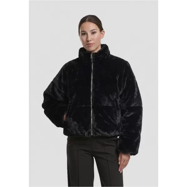  Дамско ватирано яке URBAN CLASSICS TB7935-00007 ЧЕРЕН 