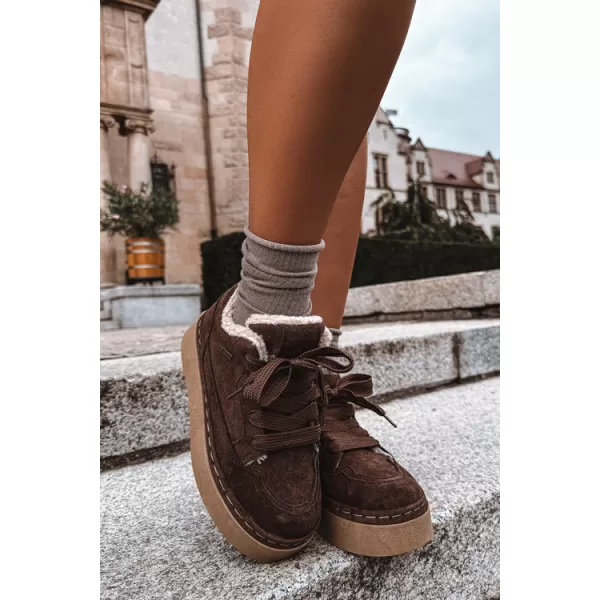  Дамски обувки BIG STAR SHOES UU274188 КАФЯВИ/БЕЖОВИ СЕНКИ 