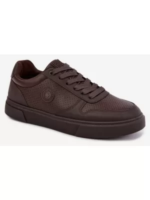 Мъжки кецове BIG STAR SHOES UU174326 КАФЯВИ/БЕЖОВИ СЕНКИ