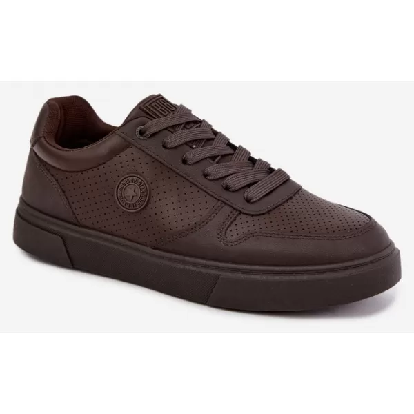  Мъжки кецове BIG STAR SHOES UU174326 КАФЯВИ/БЕЖОВИ СЕНКИ 