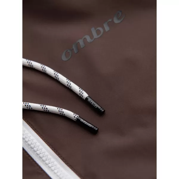  Мъжко яке OMBRE C584 КАФЯВО И БЕЖОВО 